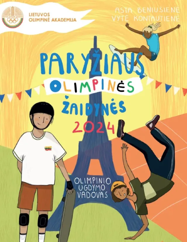 Mokymosi knyga „Olimpinio ugdymo vadovas. Paryžiaus olimpinės žaidynės 2024“