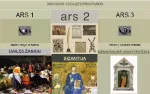 ARS 1 dailės rūšys ir žanrai; ARS 2 meno epochos ir stiliai; ARS 3 lietuvių liaudies menas