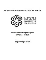 Lietuvos biologijos mokytojų asociacijos metodinė medžiaga (III gimnazijos klasė), naujoms BP temoms mokyti. Tema „H. Krebsas ir M. Kalvinas“