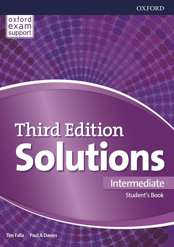Solutions Intermediate (Third edition). IX-X klasė, VIII-IX m.m.. B1-B2 lygis