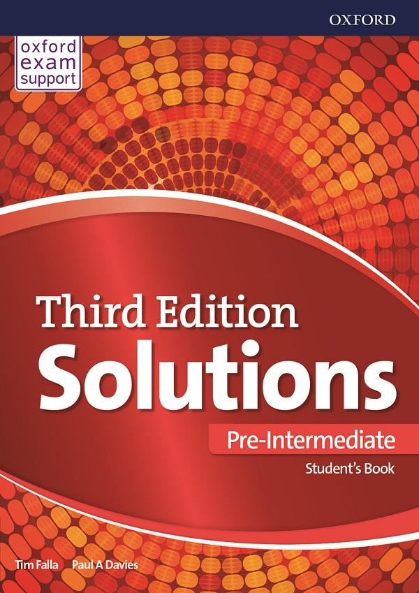 Solutions Pre-Intermediate (Third edition). VII-VIII klasė, VI-VII m. m. A2-B1 lygis