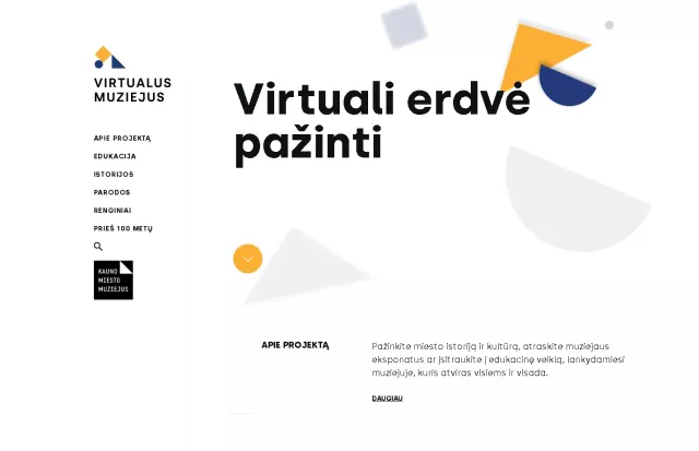 Kauno miesto muziejaus virtualaus turinio platforma