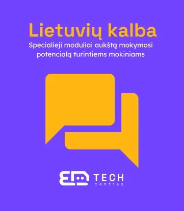 Specialieji moduliai aukštesniųjų gebėjimų mokiniams. Lietuvių kalba