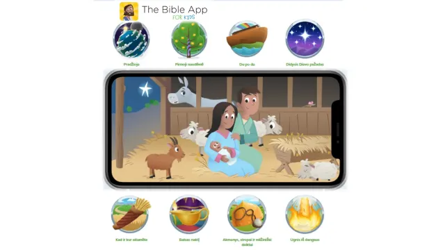 Biblijos programėlė vaikams